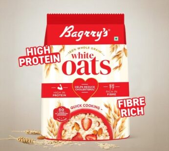 Bagrry’s 100% Whole Grain White Instant Oats