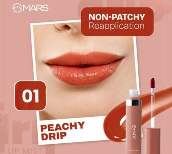MARS Cosmetics Drip Lip Mist Lip Gloss (01-Peachy Drip)
